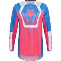 FOX 180 Collect Motocross Jersey, blau/pink, XL