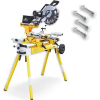 BAMATO Zug- Kapp- und Gehrungssäge KP-350PRO + Maschinenständer KST-2760