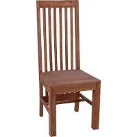 MiaMöbel Esszimmerstuhl Thali - Aus lackiertem Sheesham Massivholz - HBT: 100x45x45 cm - Möbel für Esszimmer & Küche