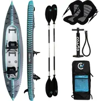 Coasto KAJAK CAPITOLE 2 Places aufblasbar Kanu Touring Boot 2er Kayak 426cm