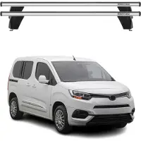 Menabo Dachträger Grundtäger für Toyota Proace City 2019-2025 75kg Alu Silber 2x