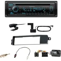 Kenwood KDC-BT950DAB Bluetooth Digitalradio CD Einbauset für BMW 3er E46