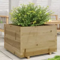 vidaXL "2026 Promotion" Hochbeet - Pflanzkübel - 70x70x49,5 cm - Kiefernholz Imprägniert - Beete CC30479