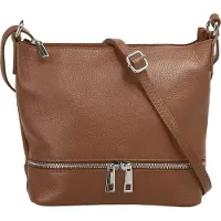 Cluty Umhängetasche echt Leder, Made in Italy