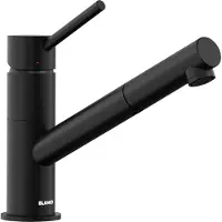 BLANCO Küchenarmatur mit Handbrause KANO-S schwarz matt 527653