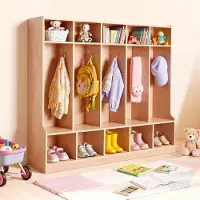 Vevor Offener Kinderkleiderschrank aus Holz