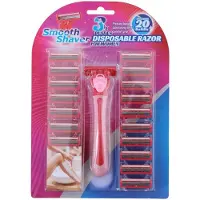 Lifetime touch of Beauty Smooth Shaver Rasierer 20 Ersatzklingen