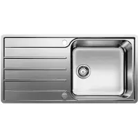 BLANCO 523035 Edelstahlspüle LEMIS XL 6 S-IF mit Excenterbedienung / Auflagespüle / Spüle