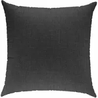 Sunnypillow Dekokissen für Gartenmöbel, Palettenmöbel - Deko Kissen mit Reißverschluss 50 x 50 cm - Sofakissen mit Füllkissen - Kissen für Couch - Bequeme Zierkissen Anthrazit