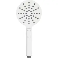 Wenko Dusch Kopf DESIGN Weiß Ø 12 cm Brause Hand Dusche Universal Spa Wellness