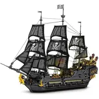 ReoBrix Die Schwarze Perle Klemmbaustein Set 4304 Teile Schwarz