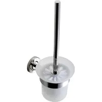 Kwc AR WC-Bürstenhalter, MEDIUS, Edst., 115x340x140 mm, AP, hgl, Bürste, Becher