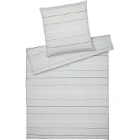 Elegante Halbleinen Kissenbezug einzeln Balance Farbe Greige Größe 40x80