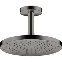 Hansgrohe Deckenanschluss Axor 100mm, rund, polished black chrome