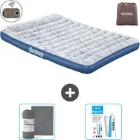 Bestway Luftmatratze - 2-Personen - 152 x 203 x 30 cm - Blau - Inklusive Zubehör