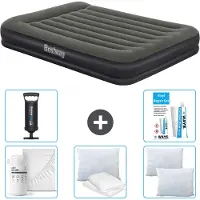 Bestway Luftmatratze – 2-Personen – 152 x 203 x 36 cm – Grün – im Lieferumfang enthalten Zubehör
