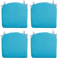Madison - Sitzkissen Panama aqua - Ca. 46x48 cm - 4er-Set