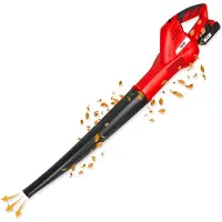 Walter Akku-Laubbläser 20V mit Akku & Schnellladegerät – Kabelloser Laubbläser mit bis zu 200 km/h Luftgeschwindigkeit – Kompakt, leicht & ideal für Garten, Hof & Terrasse