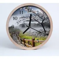 Tulup Holzuhr 20fi cm wanduhr - Frühling Natur
