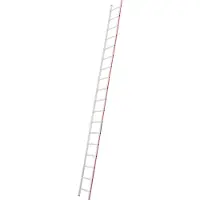 Hymer Sprossenanlegeleiter, 18 Sprossen, Länge 5,14 m, Reichhöhe 5,99 m, Gewicht 8,4 kg