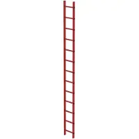 MUNK Günzburger Steigtechnik MUNK Schachtleiter aus GFK 300mm breit 13 Sprossen 3,64m lang