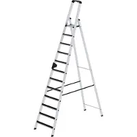 Proregal Stufen-Stehleiter einseitig begehbar mit clip-step 12 Stufen