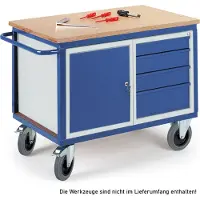 ROLLCART Montagewagen mit Schrank und Schubladen