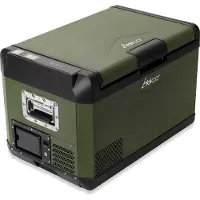 Yolco GCX37 Green Kompressor Kühlbox 37L – Auto & Camping Kühlschrank mit App-Steuerung, 12/24V & 230V