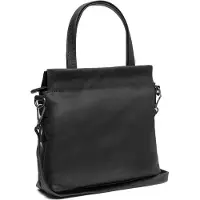 The Chesterfield Brand Leder Umhängetasche Schultertasche Rivington Crossbody Bag Black schwarz