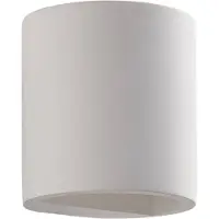 LINDBY Landhaus / Vintage / Rustikal Ländliche runde Gips-Wandleuchte inkl. 1 x G9 - Krista / Innenbeleuchtung / Wohnzimmerlampe / Schlafzimmer / Küche Zylinder LED geeignet G9 Max. 1 x 3.5 Watt