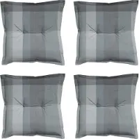 Madison - Sitzkissen Sya grau - Ca. 50x50 cm - 4er-Set