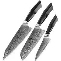 Xinzuo - 3-teiliges Damast-Messerset - B32 Feng Serie