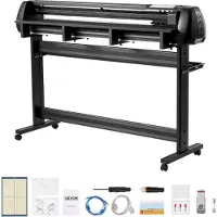 Vevor Vinylschneidemaschine mit 135 cm max. Zufuhrbreite &amp; Doppelklingen &amp; LED-Anzeige