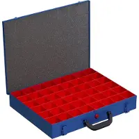 Allit Metall-Kleinteilekoffer EuroPlus Pro M 44H-48 blau 48 Einsatzboxen