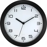 MPM Wanduhr 3456.90 - schwarz, 30cm