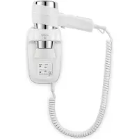Valera Action Super Plus 1600 Wandföhn in Weiß – Professioneller Haartrockner mit Halterung