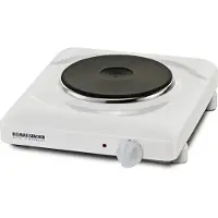 Rommelsbacher Einzelkochplatte THS 1590, langlebige Gussheizplatte, emailliertes Gehäuse, leistungsgesteuerte Regelung über 7-Takt-Schalter, 1 Heizplatte: 180 mm Ø, 1500 Watt