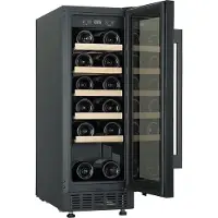 PKM Weinkühlschrank Weintemperierschrank Weinkühler UWTS56-20G - 56L 20 Flaschen