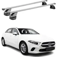 Menabo Dachträger für Mercedes A Klasse W177 2018-2025 75kg Stahl Silber 2x