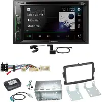 Pioneer AVH-A3200DAB USB DAB+ MP3 Autoradio Einbauset für Opel Vivaro Movano B