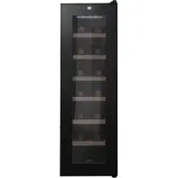 Cavin Northern Collection 14 Black - Weinkühlschrank | 14 Flaschen | 1 Temperaturzone | Kapazität 14 Flaschen | Holzregalböden | 26 dB leise