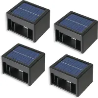 Lumisky Set Mit 4 Solar Wandleuchten DAXY 100lm