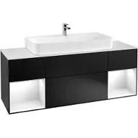Villeroy & Boch V&B Waschtischunterschrank FINION 1600x603x501 Abdpl wh Reg gls wh/bl ma