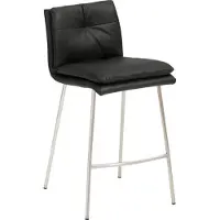 Mayer Barstuhl Sitzmöbel 1231 48,5 x 51,5 x 90 cm Edelstahl/anthrazit 1231_V4_30487