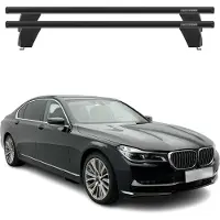 Menabo Dachträger Grundträger für BMW 7er G11 2015-2023 Alu Schwarz