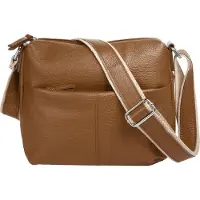 Samantha Look Umhängetasche Damen 021209 cognac