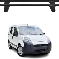 Menabo Dachträger Grundträger für Citroen Nemo Van 2008-2023 Alu Schwarz
