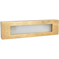 LINDBY Wandleuchte Emina, gold, Gips, 36cm, E14