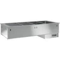 Kbs Einbau Bain Marie Gn 5/1 Anschlussfertig 400 Volt 1780 x700 x380 mm