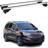 Omtec Dachträger Grundtäger für Ssangyong Rodius 2013-2019 75kg Alu Silber 2 tlg